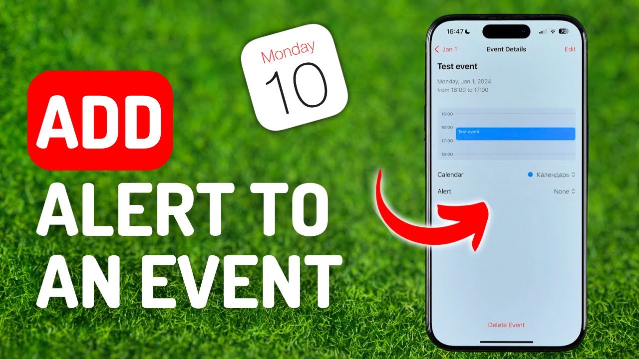 How to Add An Alert to iPhone Calendar Events