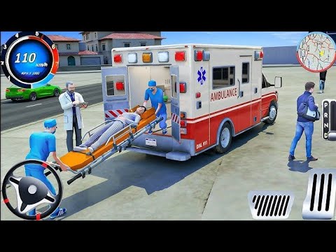 Ambulance City Rescue Simulator - 911 US Emergency Ambulance Driving 3D - Android Gameplay
