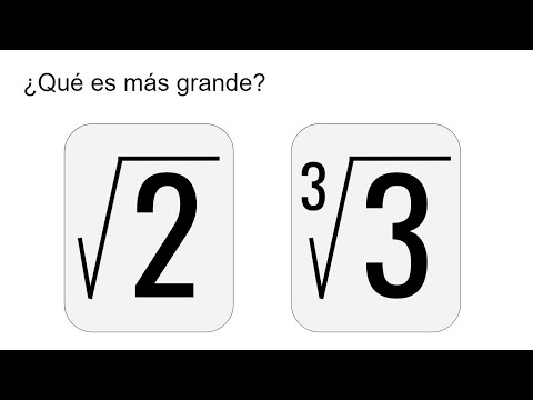 QUÉ ES MAYOR, RAÍZ CUADRADA DE 2 O RAÍZ CÚBICA DE 3. Reto aritmético