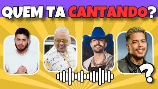 🎤 ADIVINHE QUEM ESTÁ CANTANDO 🎶Edição Cantores👦  De Quem é a Música? 🤔