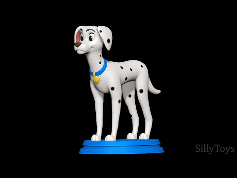 Perdita - 101 Dalmatians 3D Print Model in Animals 386819 | 3DExport