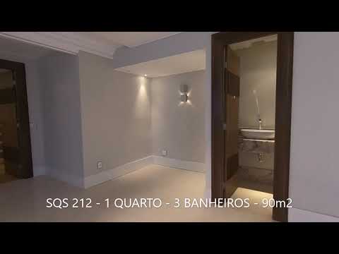 SOFISTICADO APARTAMENTO  1 QUARTO SQS 212