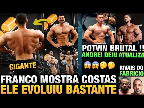 FRANCO MOSTRA DORSAL INCRIVEL E EVOLUIU DEMAIS - POTVIN E DEIU ATUALIZAM + RIVAIS DO FABRICIO