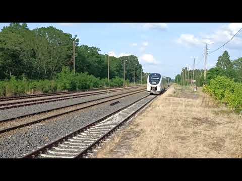 Wjazd REGIO z Zielonej Góry Głównej do Guben / Stacja Gubin