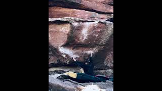 Video thumbnail of Broma Oculta, 7b+. Albarracín