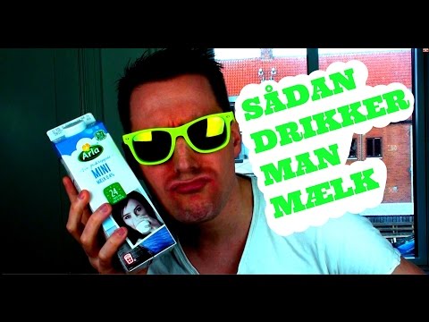 Mælke Challenge " THE LOKKE WAY " Sådan drikke man sku mælk...!!!