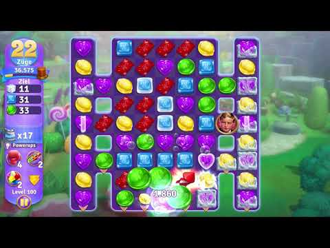 Wonka's World of Candy Level 100 no booster [Gameplay Walkthrough] [Zynga]