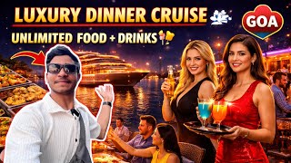 Luxury dinner cruise party 💃🏻 in Goa with unlimited food 🍱 + unlimited drinks 🍷 only - 1300₹ ￼￼| 