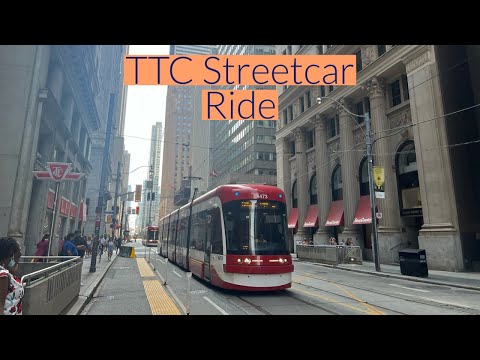 Toronto TTC 504B King Streetcar Ride - King/Yonge to Broadview Station 8/3/2024