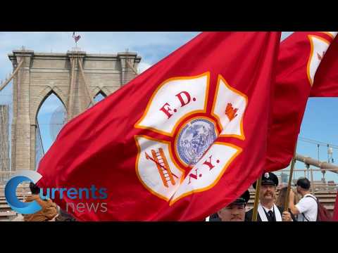 VIDEO: FDNY Battalion 57 Marches Across Brooklyn Bridge to Mass at Co-Cathedral of St. Joseph