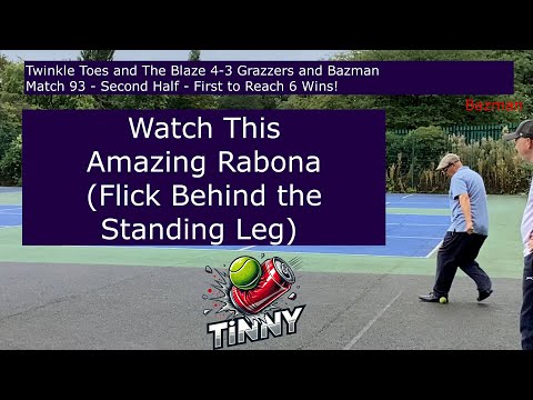 Bazman's Rabona Strike Amazing Flick - Bazman Tinny Football