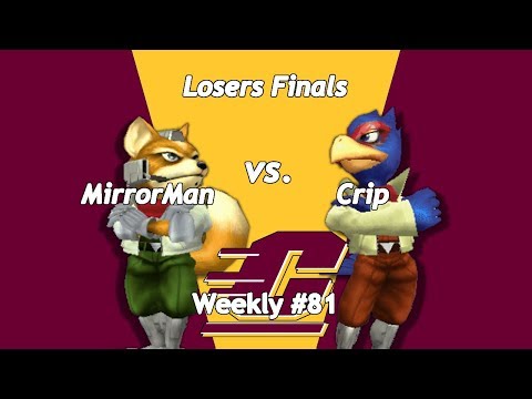 MirrorMan (Fox) vs Crip (Falco) - SSBM Singles - CMU Weekly #81
