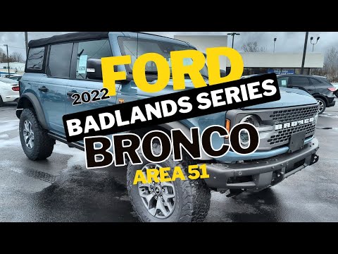 2022 Ford Bronco Badlands Series | Area 51 | Equipment Group 334A | 60fps 4k