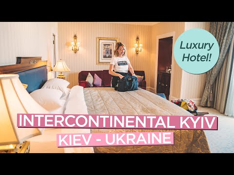 インターコンチネンタル・キエフ - ウクライナの一流ホテルで、豪華な景色をお楽しみください。 (InterContinental Kyiv - Ukraine's Top-Notch Hotel with Gorgeous Views!)