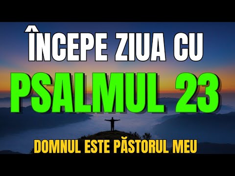 Morning Prayer from Psalm 23 | The Lord is my Shepherd