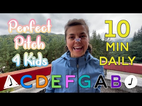 Perfect Pitch for Kids 🦋 Learn the Notes! (10 MIN DAILY WHOLE NOTES)
