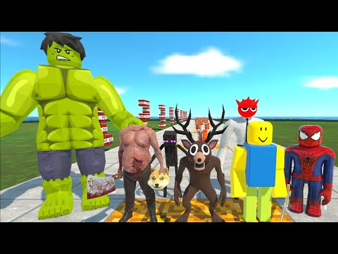 Roblox Team and It's Friend in Romanus Units Test - Animal Revolt Battle Simulator