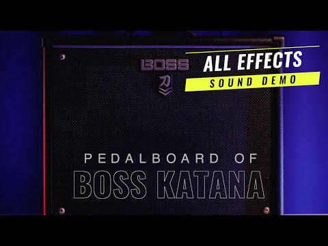 ALL BOSS KATANA MODULATIONS AND FX effects (review of all modulation guitar pedals)