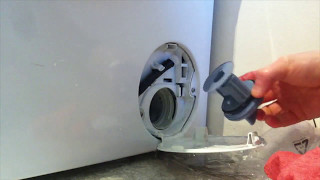 Bosch Service Flap drain water washing machine dryer