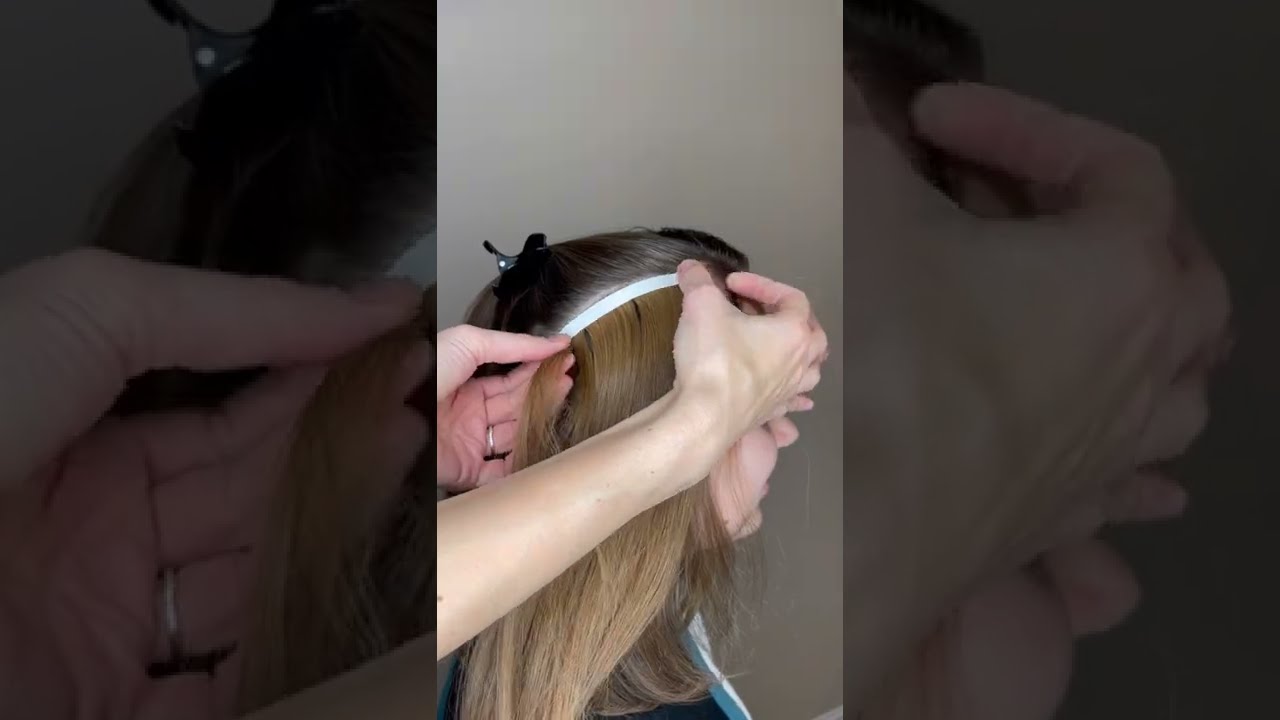 Taśmy do zagęszczania strefy skroniowej włosów