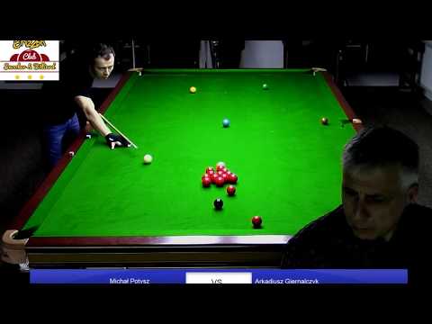 Turniej BrizZon Snooker 2019: Michał Potysz - Arkadiusz Giernalczyk