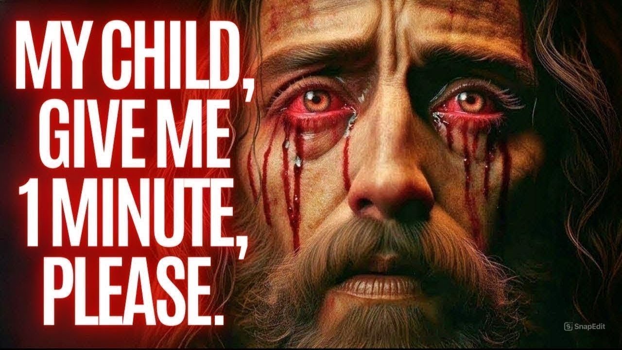 ✝️Jesus, just 1 minute of Yours to give You Your blessing. Message from God.❤  | God's Message Today