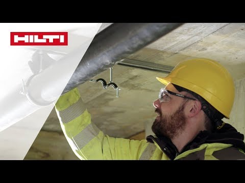 VORSTELLUNG des Hilti Installationssystems: Teil 1 - MQA-H Schellenanbindung