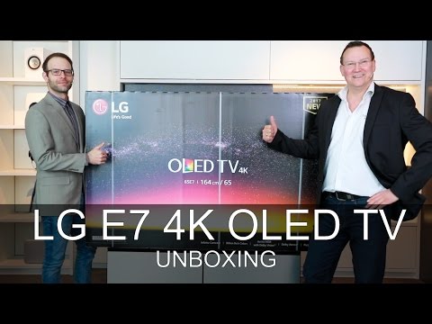 LG OLED65E7 OLED - Unboxing - Thomas Electronic Online Shop - OLED55E7