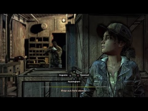 Clementine getting on and off the boat