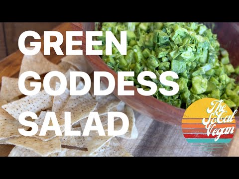 🥗 VEGAN RECIPE: GREEN GODDESS SALAD & DRESSING