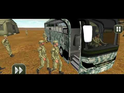 Army bus driving : milatary coach transportation