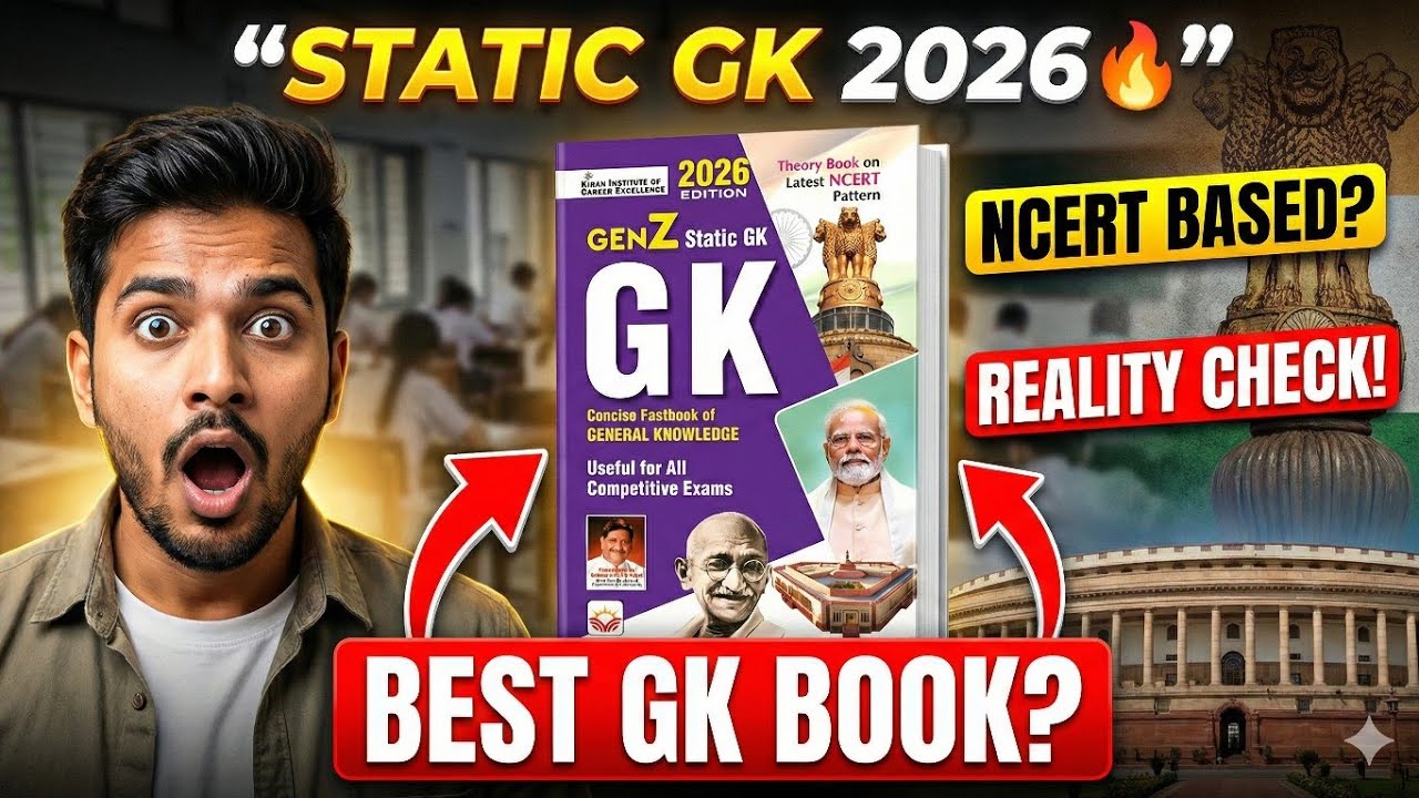 Kiran Institute Static GK Book 📘 | SSC • CET •2026 | GENZ GK Review 🔥 Static GK Tension खत्म ❌
