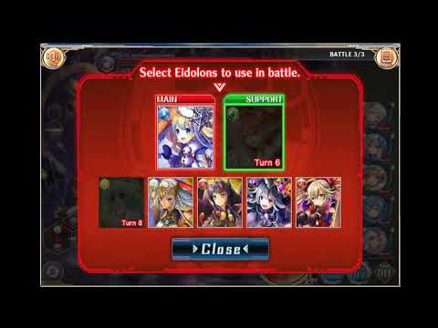 Kamihime Project R Andromalius (Dark) Rank 4 vs (Water) Team.