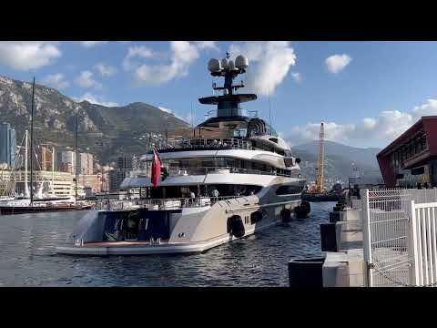 LURSSEN * KISMET 95.2m, $200Million Luxury charter Yacht * Full docking Maneouver @emmansvlogfr