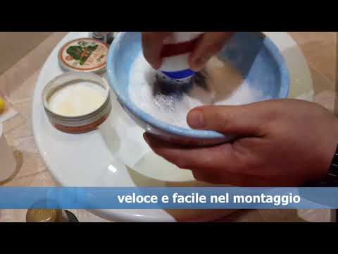 Montaggio in ciotola sapone da barba Abate Y La Mantia "Vegano"