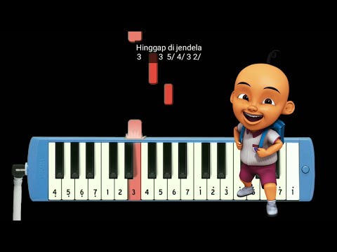 Not Pianika Burung Kakak Tua Versi Upin & Ipin