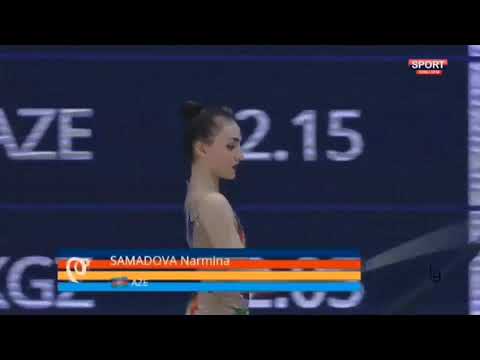 Narmina Samadova Ribbon AA Qualifications World Cup Tashkent 2021