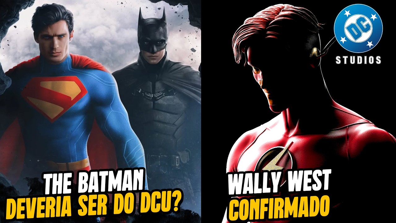 FLASH CONFIRMADO! DCU e SUPERMAN NOVIDADES + WALLY WEST e GORILLA GRODD + THE BATMAN