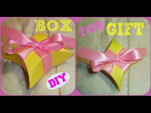 Kako napraviti kutijicu za poklon / DIY box for gift / caja para regalo