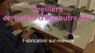 preview picture of video 'Fabrication d'un oreiller en épeautre'