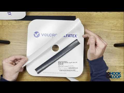Iron-on, Heat or Solvent Activated Adhesive Hook and Loop from Velcro Companies