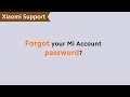 Forgot your Mi Account password?  | #XiaomiSupport