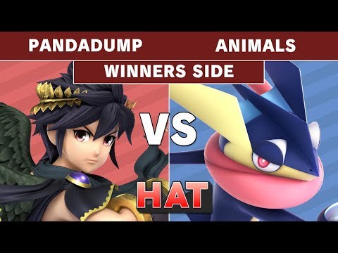 HAT 88 - PandaDump (Dark Pit) Vs. animals (Greninja) Winners Side - Smash Ultimate