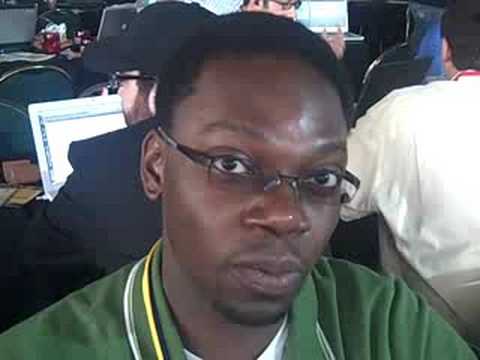 Garlin Gilchrist of SuperSpade at Democratic Convention 2008