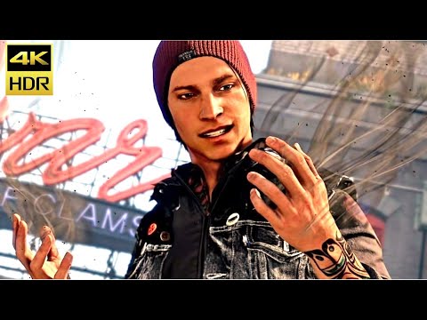 Infamous Second Son All Cutscenes (Full Game Movie) 4K 60fps HDR