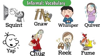 Informal Action Verbs & Meanings || English Vocabulary with Examples | English Words