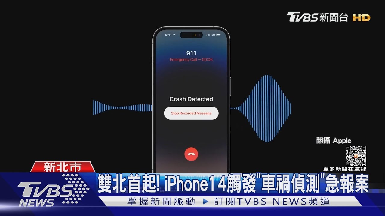 「看起來你發生車禍」 騎士自撞iPhone幫報案