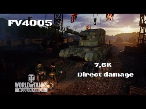 FV4005 in Karelia: 7,6K direct damage :Wot console - World of Tanks