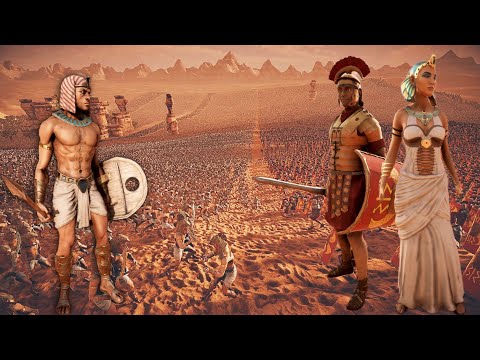 Julius Caesar & Cleopatra Lay Siege On Egypt | Ultimate Epic Battle Simulator 2 | UEBS 2