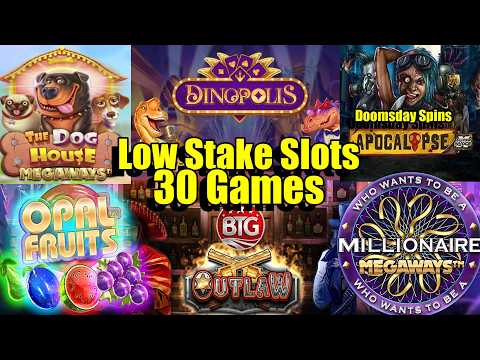 Thumbnail for video: Sunday Slots, 30 Games, Apocalypse Doomsday Spins, Outlaw, Millionaire Megaways & So Much More